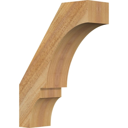 Ekena Millwork 4"W x 12"D x 16"H Balboa Rough Sawn Knee Brace, Western Red Cedar BRC04X12X16BOA00RWR